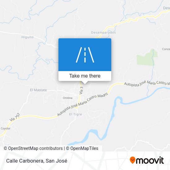 Mapa de Calle Carbonera
