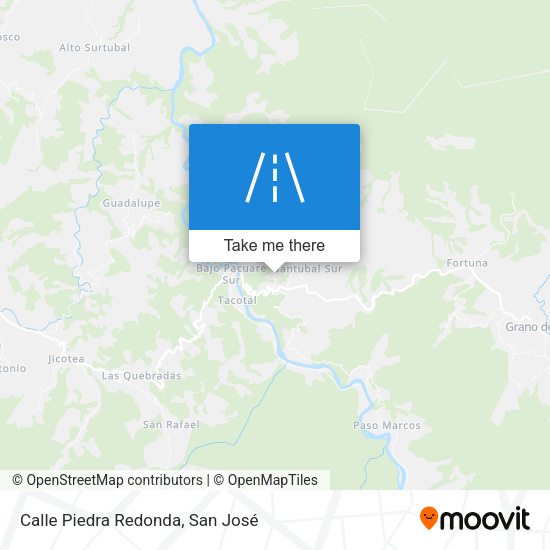 Mapa de Calle Piedra Redonda