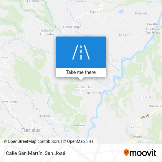 Calle San Martín map