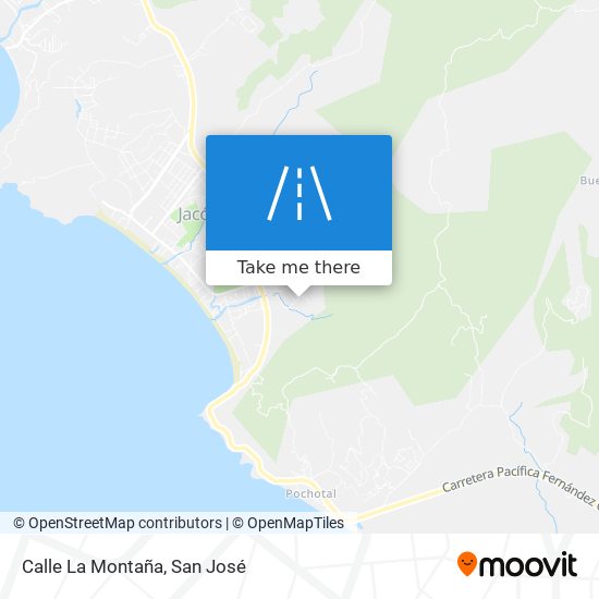 Calle La Montaña map