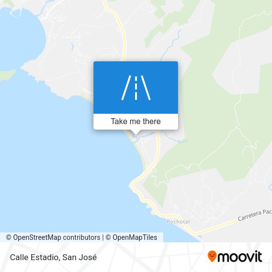 Mapa de Calle Estadio