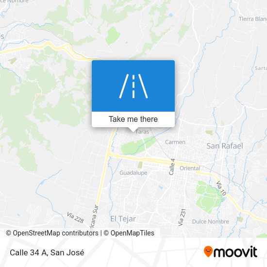 Mapa de Calle 34 A