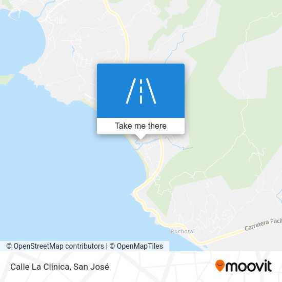 Mapa de Calle La Clínica