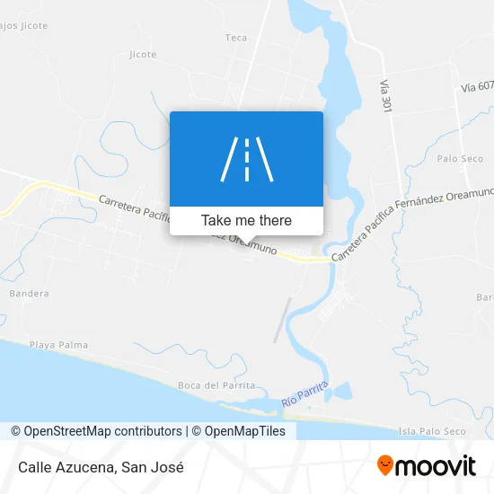Calle Azucena map