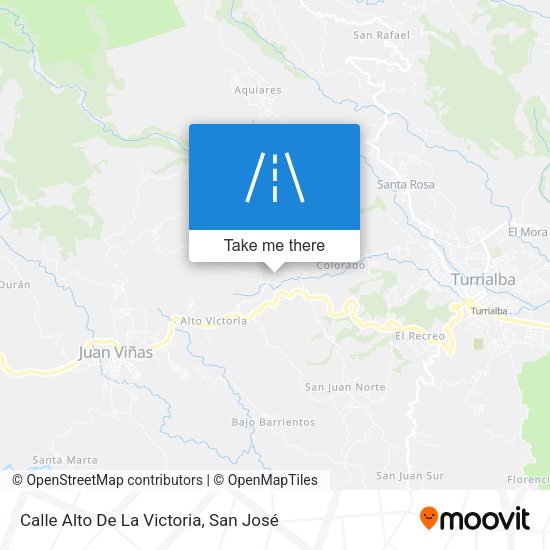 Mapa de Calle Alto De La Victoria
