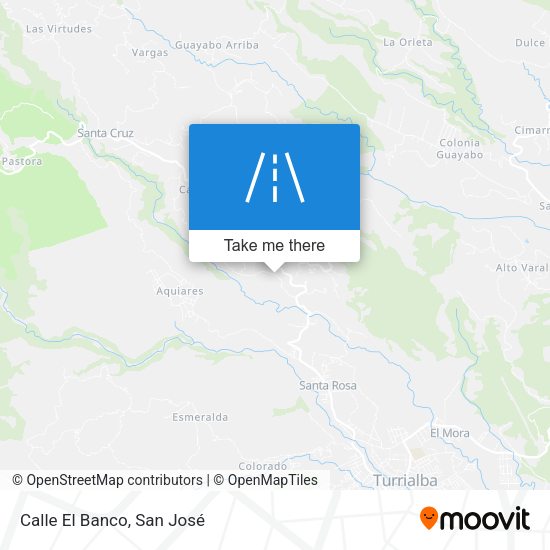 Mapa de Calle El Banco