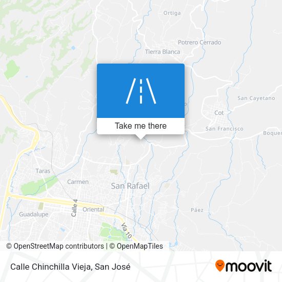 Mapa de Calle Chinchilla Vieja