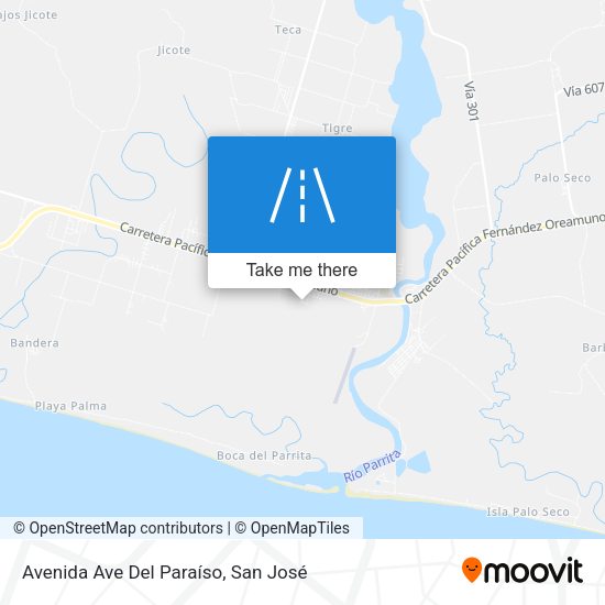 Mapa de Avenida Ave Del Paraíso