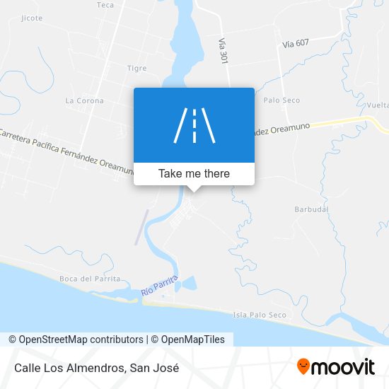 Mapa de Calle Los Almendros