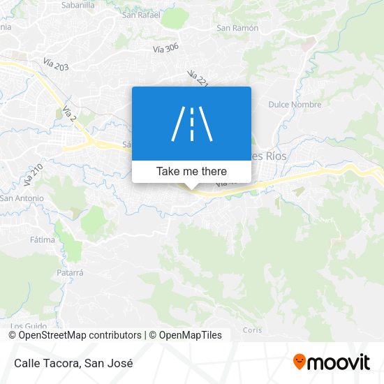 Mapa de Calle Tacora