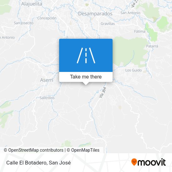 Mapa de Calle El Botadero