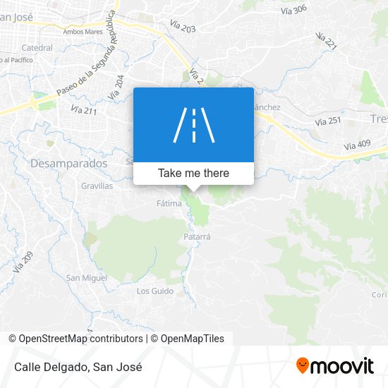 Mapa de Calle Delgado