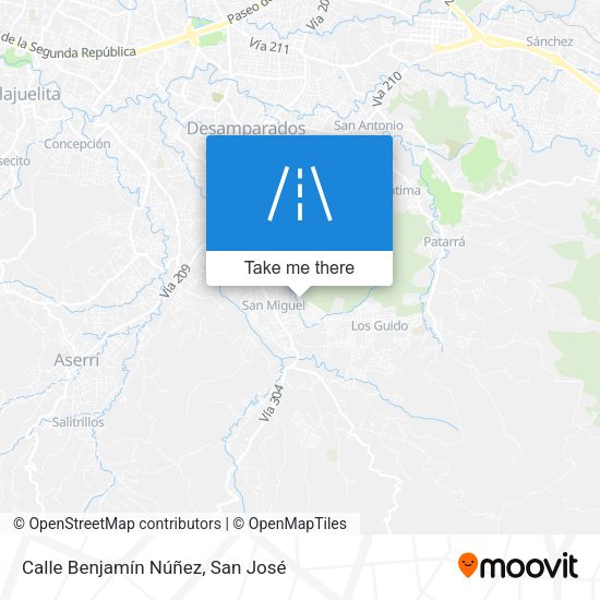 Calle Benjamín Núñez map