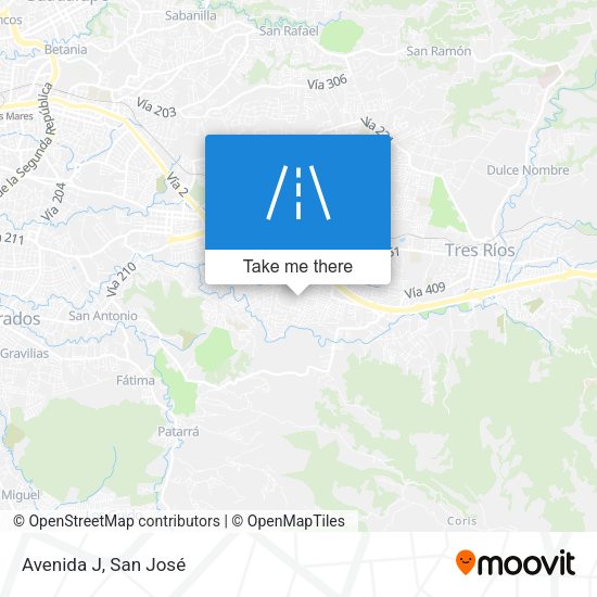 Mapa de Avenida J