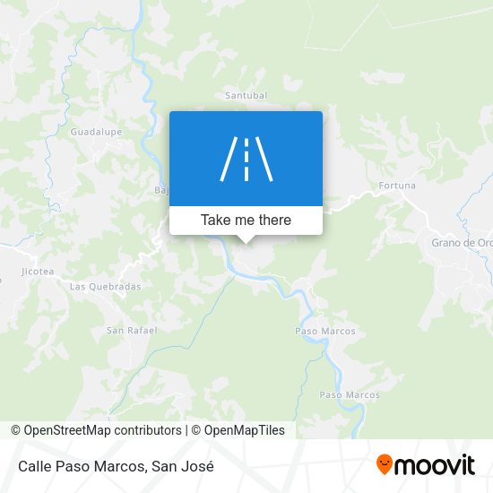 Mapa de Calle Paso Marcos