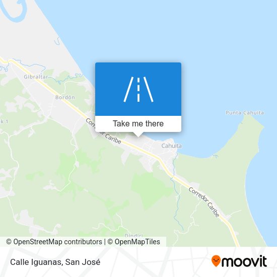 Mapa de Calle Iguanas