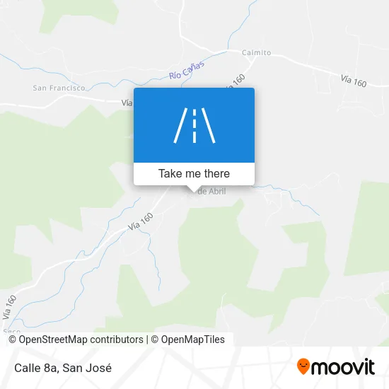 Calle 8a map