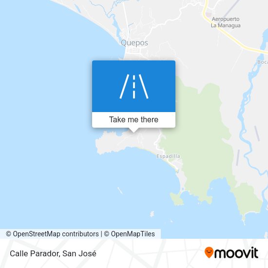 Mapa de Calle Parador