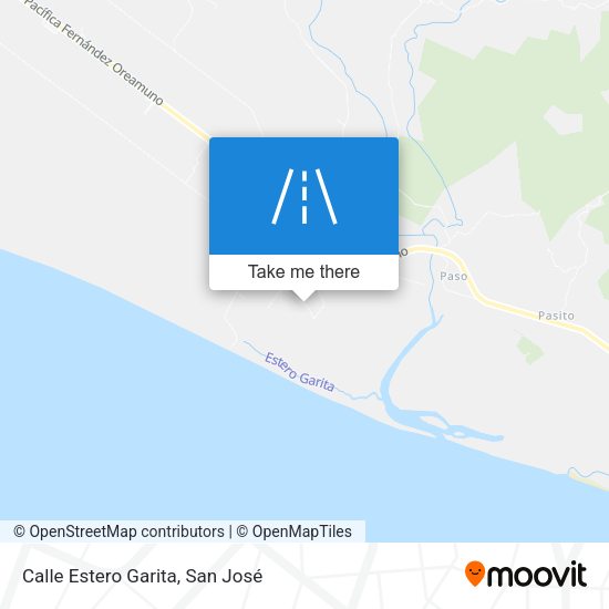 Mapa de Calle Estero Garita