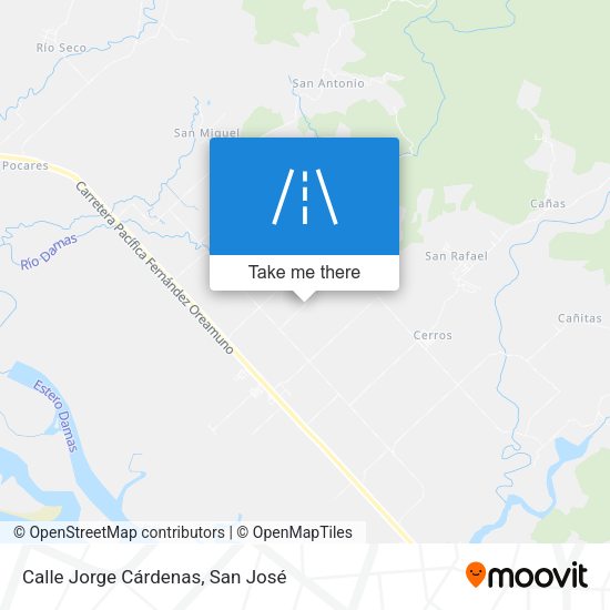 Calle Jorge Cárdenas map