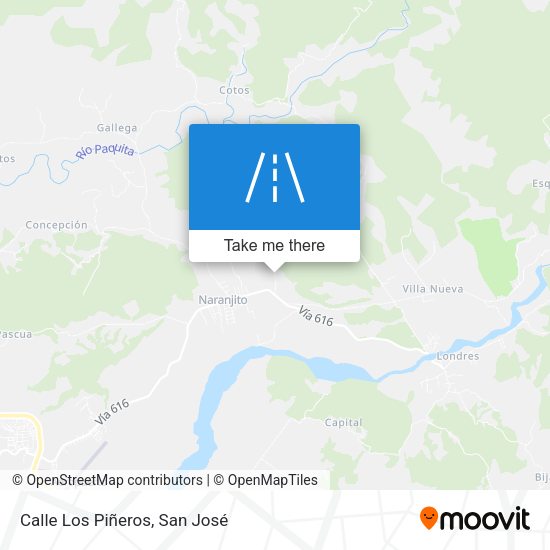 Calle Los Piñeros map