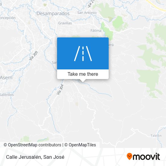Calle Jerusalén map