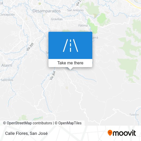 Mapa de Calle Flores
