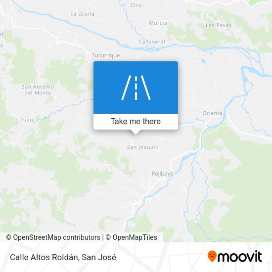 Calle Altos Roldán map