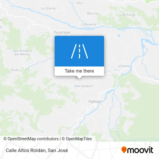 Calle Altos Roldán map