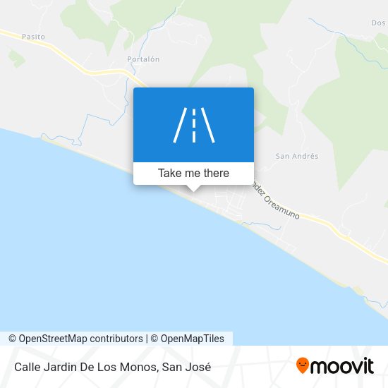Calle Jardin De Los Monos map