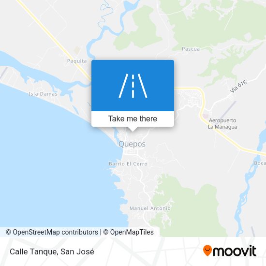 Mapa de Calle Tanque