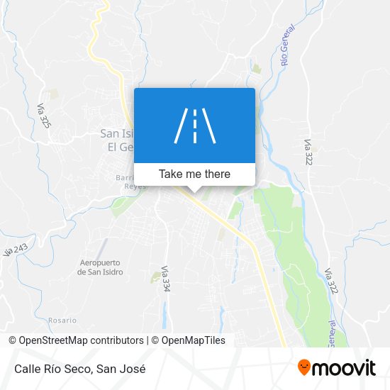 Mapa de Calle Río Seco
