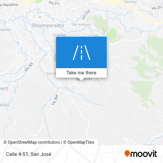 Mapa de Calle 4-S1