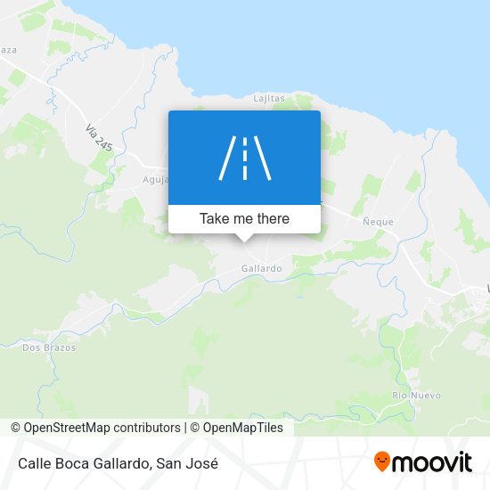 Mapa de Calle Boca Gallardo