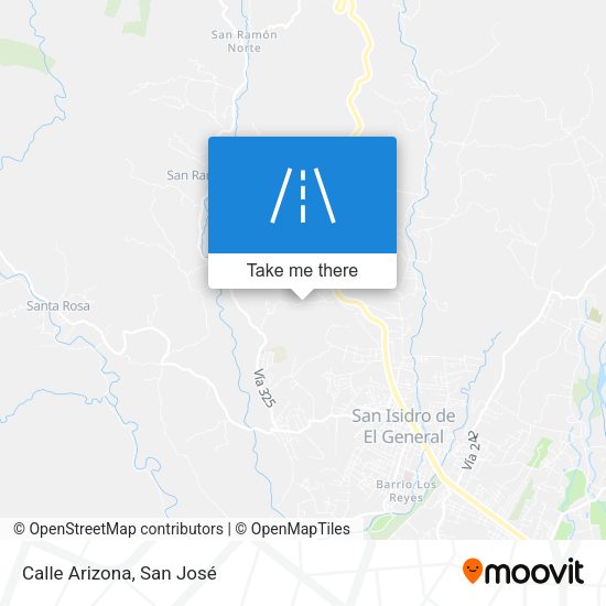 Mapa de Calle Arizona