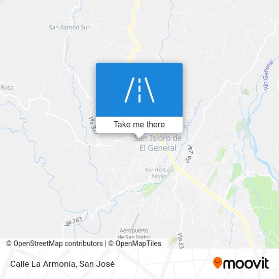 Calle La Armonía map