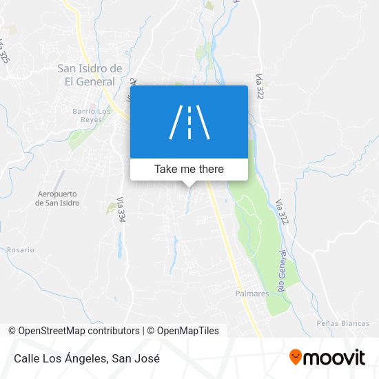 Mapa de Calle Los Ángeles