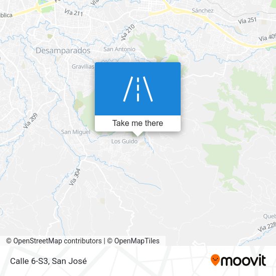 Mapa de Calle 6-S3
