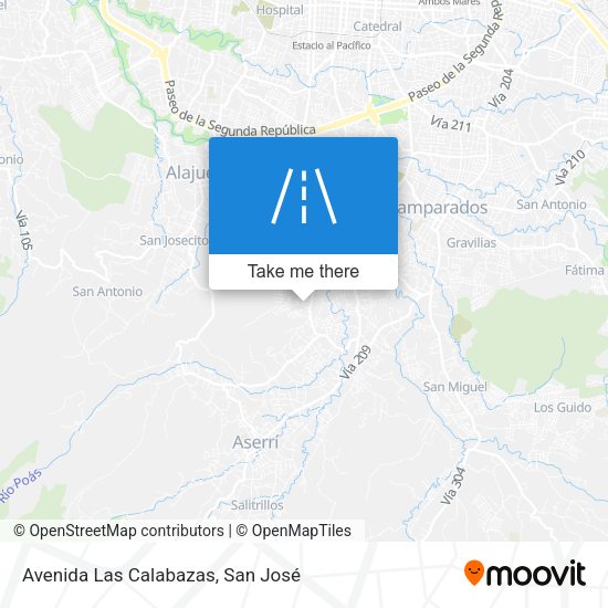 Mapa de Avenida Las Calabazas