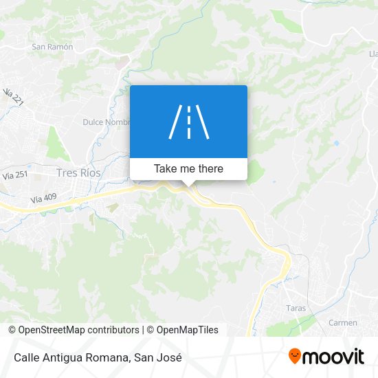 Mapa de Calle Antigua Romana