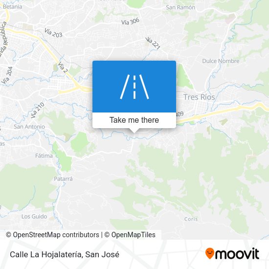 Calle La Hojalatería map