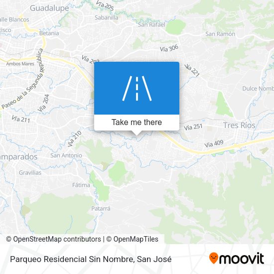 Mapa de Parqueo Residencial Sin Nombre