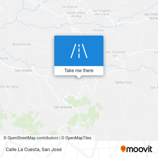 Mapa de Calle La Cuesta
