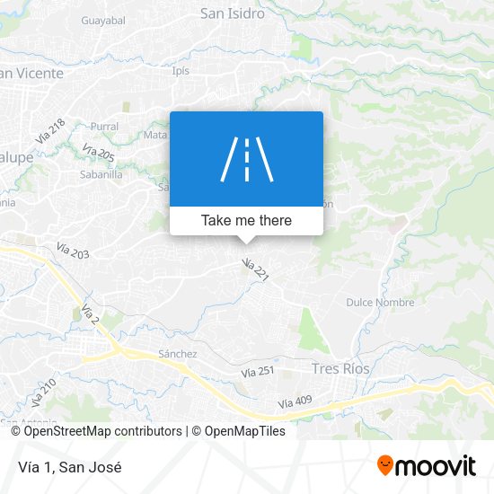 Mapa de Vía 1