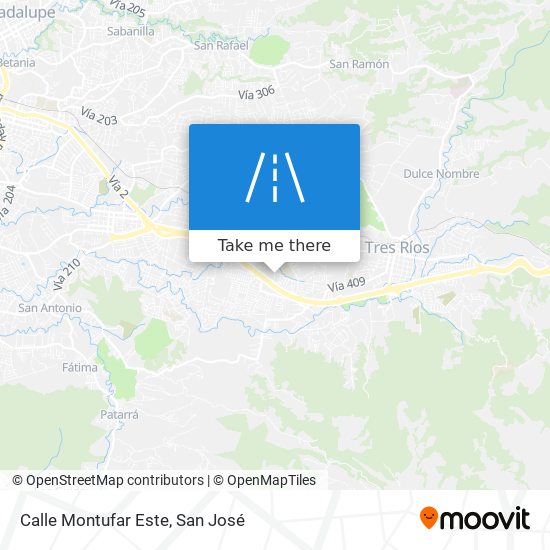 Calle Montufar Este map