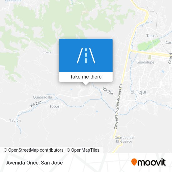 Mapa de Avenida Once