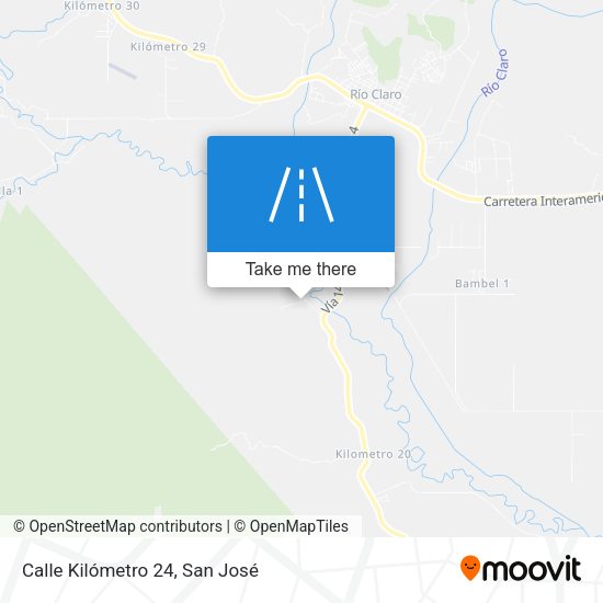 Calle Kilómetro 24 map