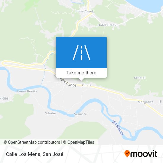 Calle Los Mena map