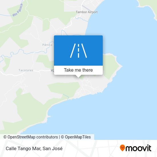 Mapa de Calle Tango Mar