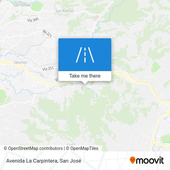 Avenida La Carpintera map